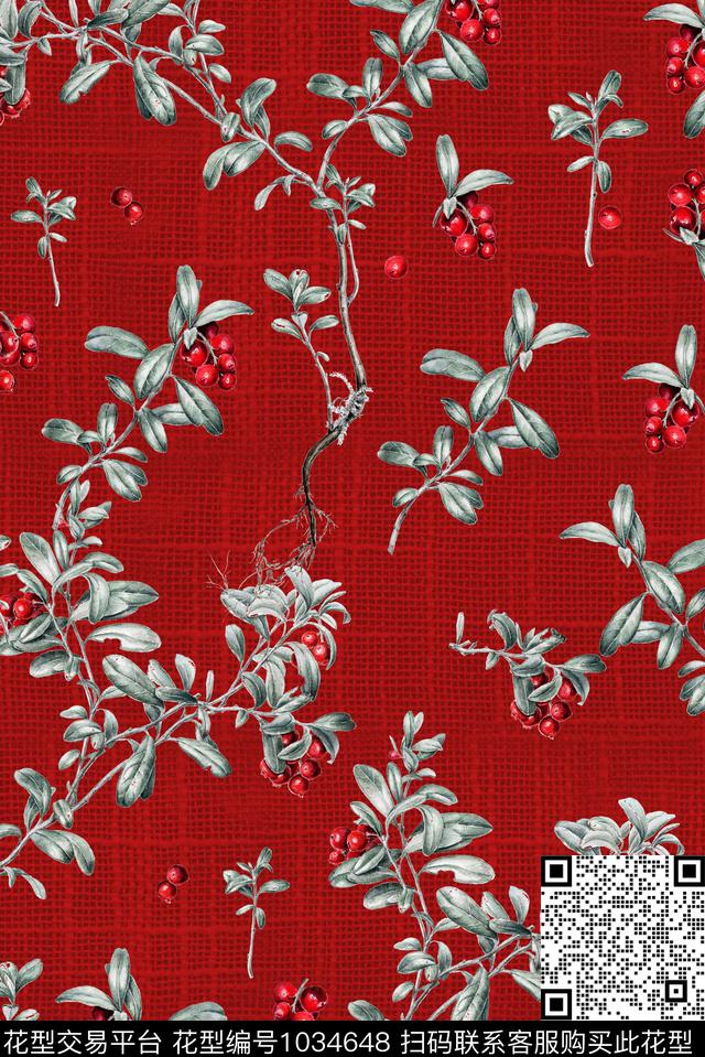数码华亿平台小碎花花卉数码印花华亿平台下载（图片编号: 1034648） - 瓦栏（Walan）
