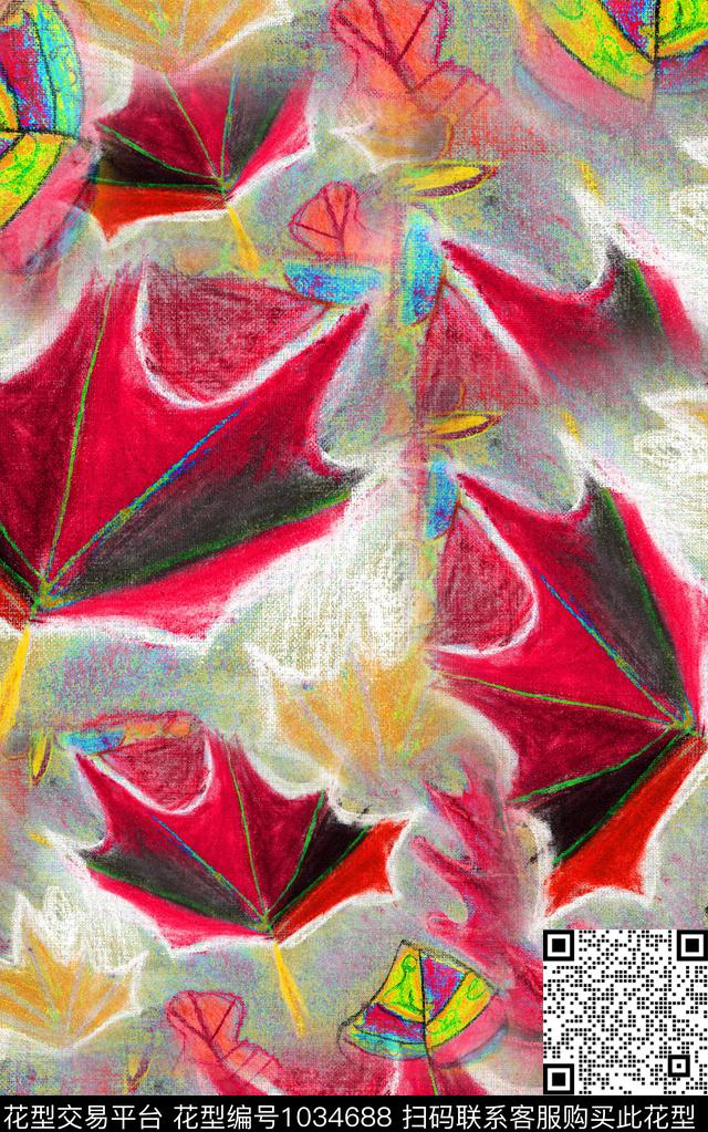 数码华亿平台笔触几何数码印花华亿平台下载（图片编号: 1034688） - 瓦栏（Walan）