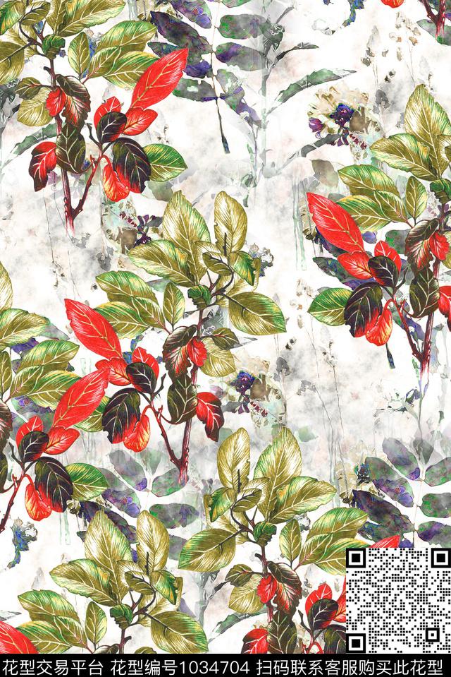 大花数码华亿平台花卉数码印花华亿平台下载（图片编号: 1034704） - 瓦栏（Walan）
