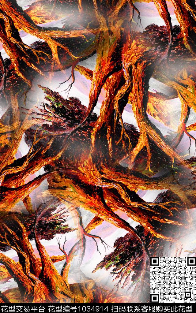 数码华亿平台笔触油画华亿平台数码印花华亿平台下载（图片编号: 1034914） - 瓦栏（Walan）