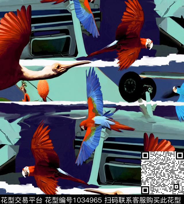 数码华亿平台抽象大牌风数码印花华亿平台下载（图片编号: 1034965） - 瓦栏（Walan）