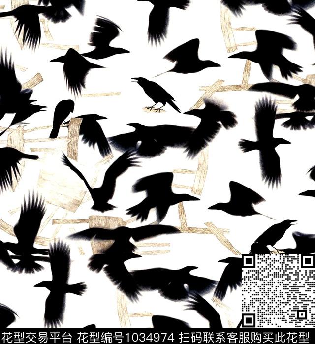 数码华亿平台抽象大牌风数码印花华亿平台下载（图片编号: 1034974） - 瓦栏（Walan）