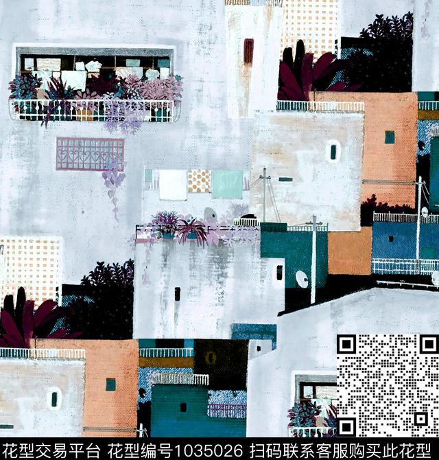 数码华亿平台抽象大牌风数码印花华亿平台下载（图片编号: 1035026） - 瓦栏（Walan）