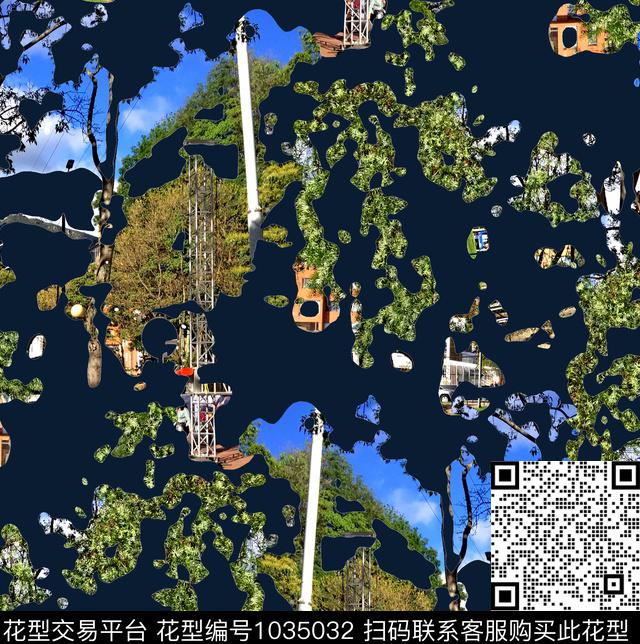 数码华亿平台抽象大牌风数码印花华亿平台下载（图片编号: 1035032） - 瓦栏（Walan）