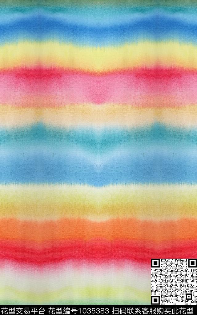 条纹抽象渐变数码印花华亿平台下载（图片编号: 1035383） - 瓦栏（Walan）