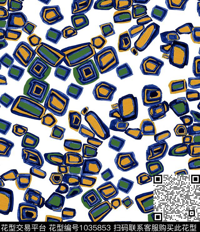 数码华亿平台花卉大牌风数码印花华亿平台下载（图片编号: 1035853） - 瓦栏（Walan）