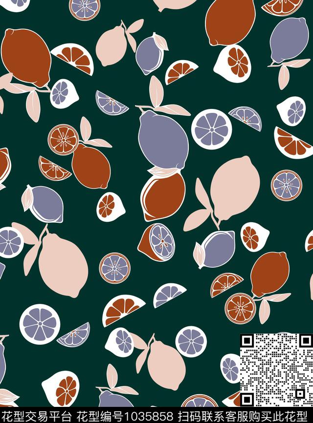 数码华亿平台花卉大牌风数码印花华亿平台下载（图片编号: 1035858） - 瓦栏（Walan）