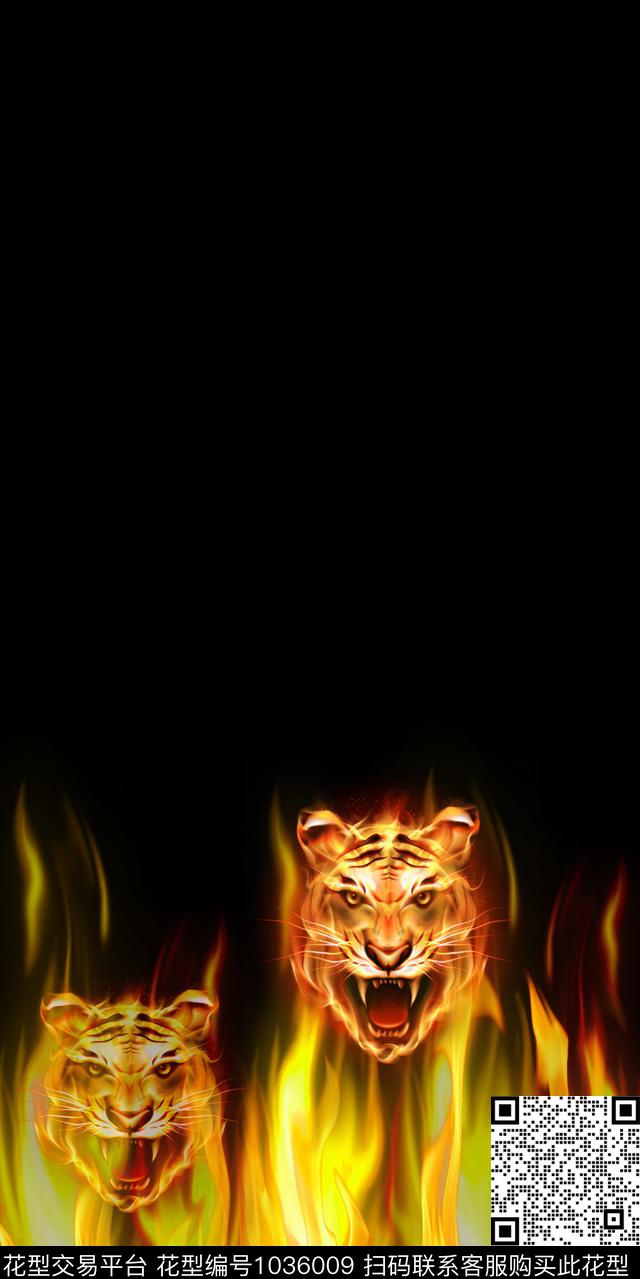 休闲男装动物数码印花华亿平台下载（图片编号: 1036009） - 瓦栏（Walan）