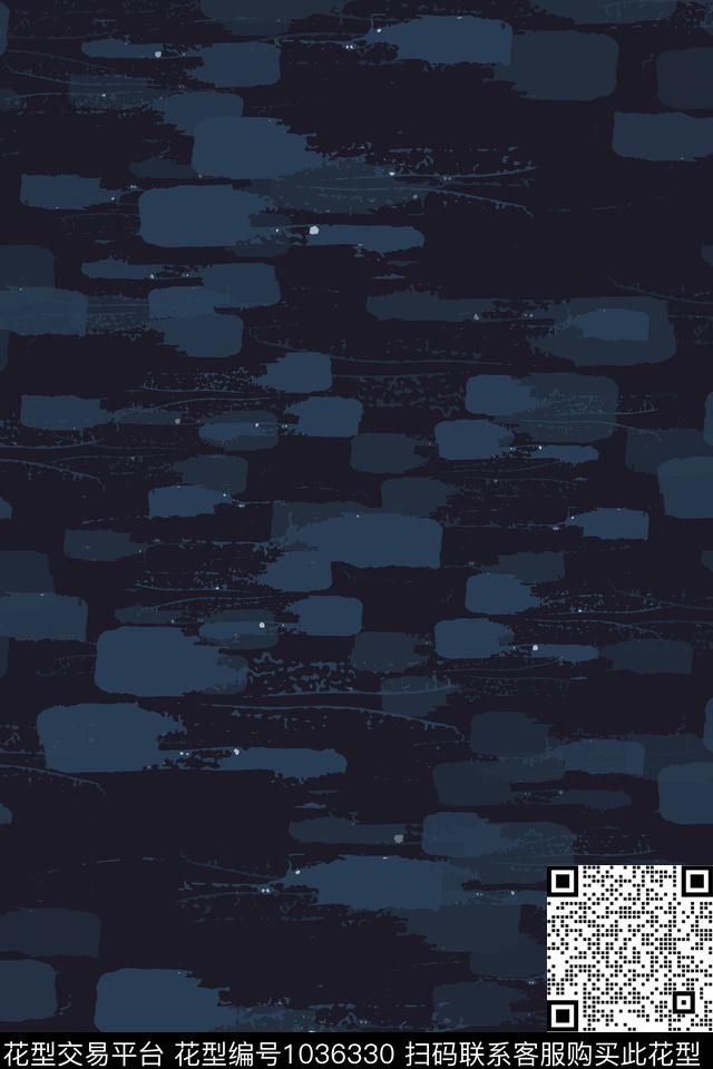 手绘线条笔触条纹混搭抽象数码印花华亿平台下载（图片编号: 1036330） - 瓦栏（Walan）