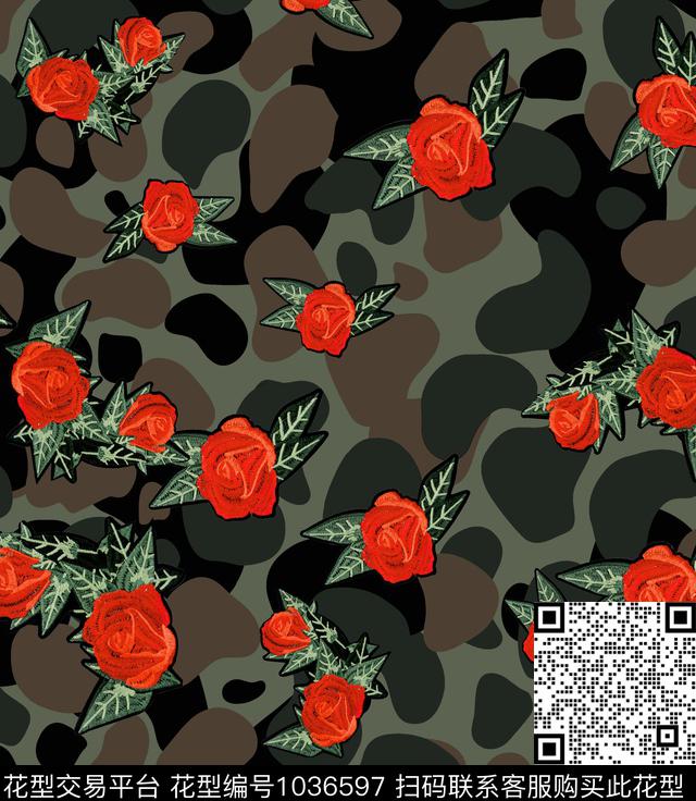 数码华亿平台抽象大牌风数码印花华亿平台下载（图片编号: 1036597） - 瓦栏（Walan）