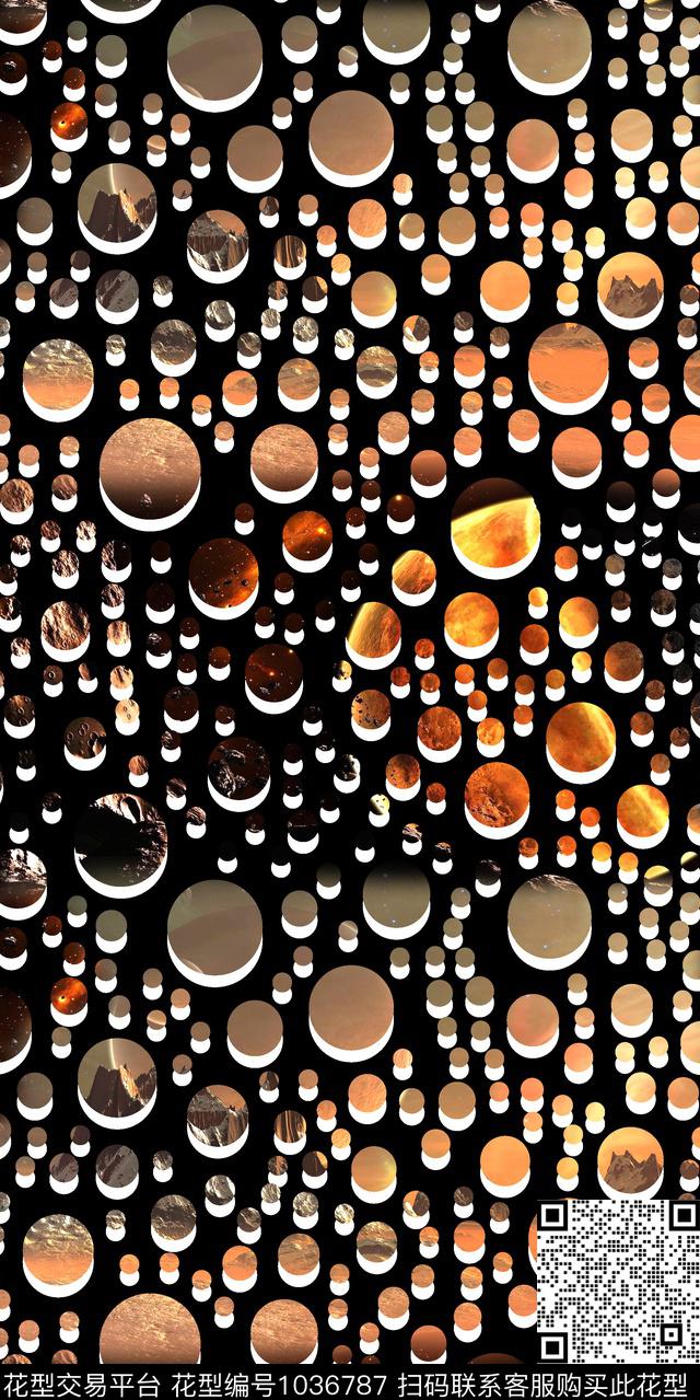 数码华亿平台女装几何数码印花华亿平台下载（图片编号: 1036787） - 瓦栏（Walan）