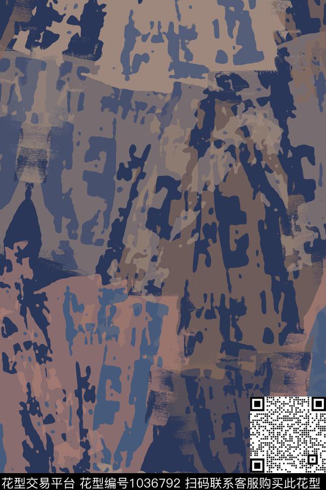 径庭迷彩男装休闲花卉抽象数码印花华亿平台下载（图片编号: 1036792） - 瓦栏（Walan）