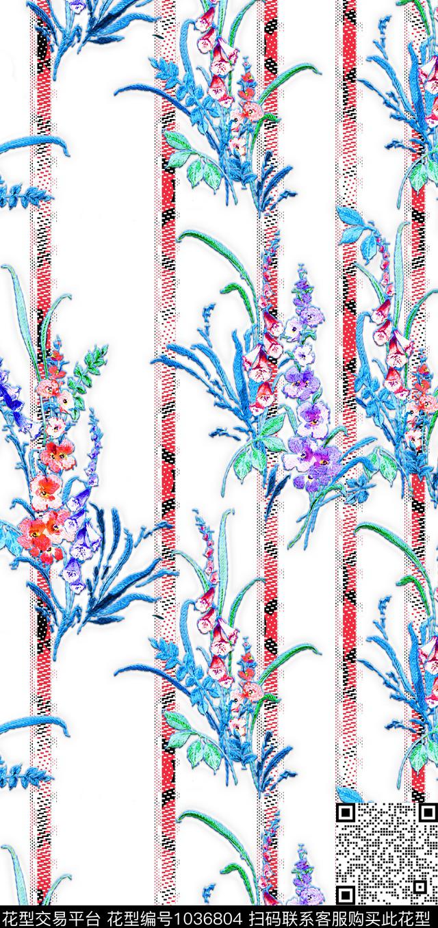 数码华亿平台女装几何花卉数码印花华亿平台下载（图片编号: 1036804） - 瓦栏（Walan）