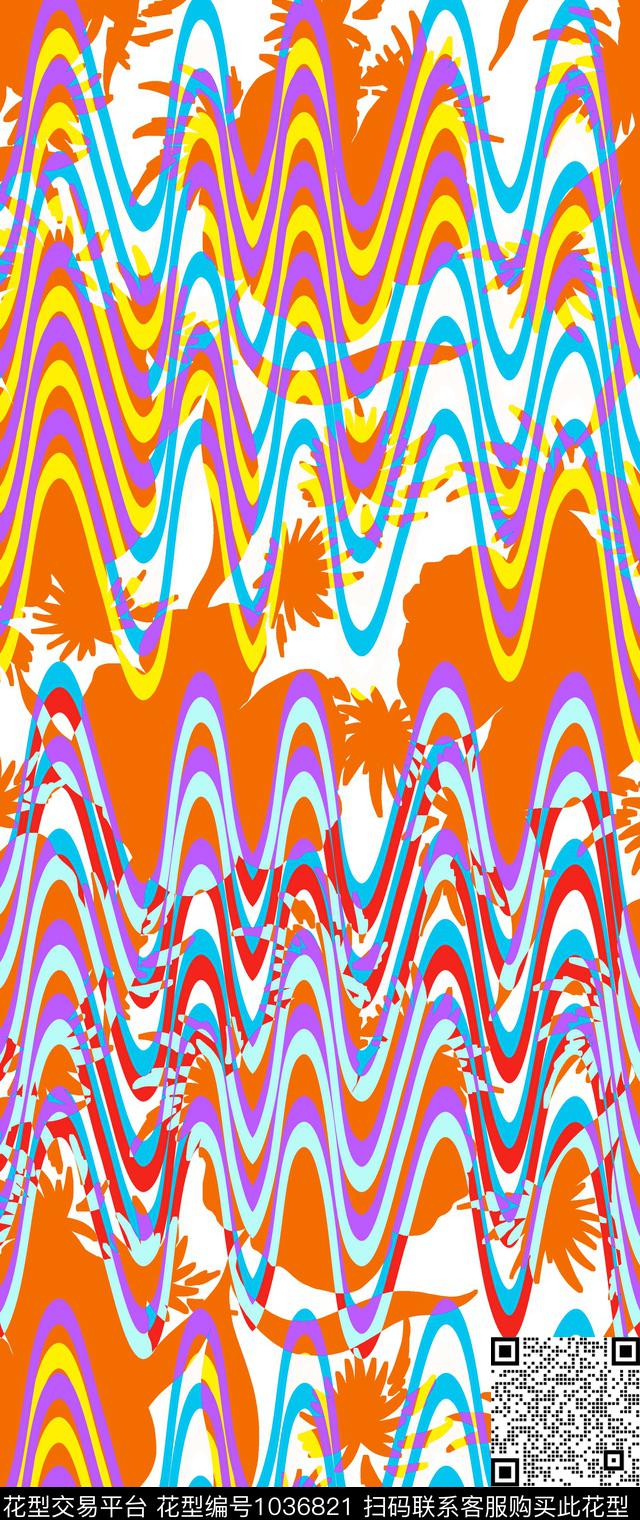 波点数码华亿平台女装数码印花华亿平台下载（图片编号: 1036821） - 瓦栏（Walan）