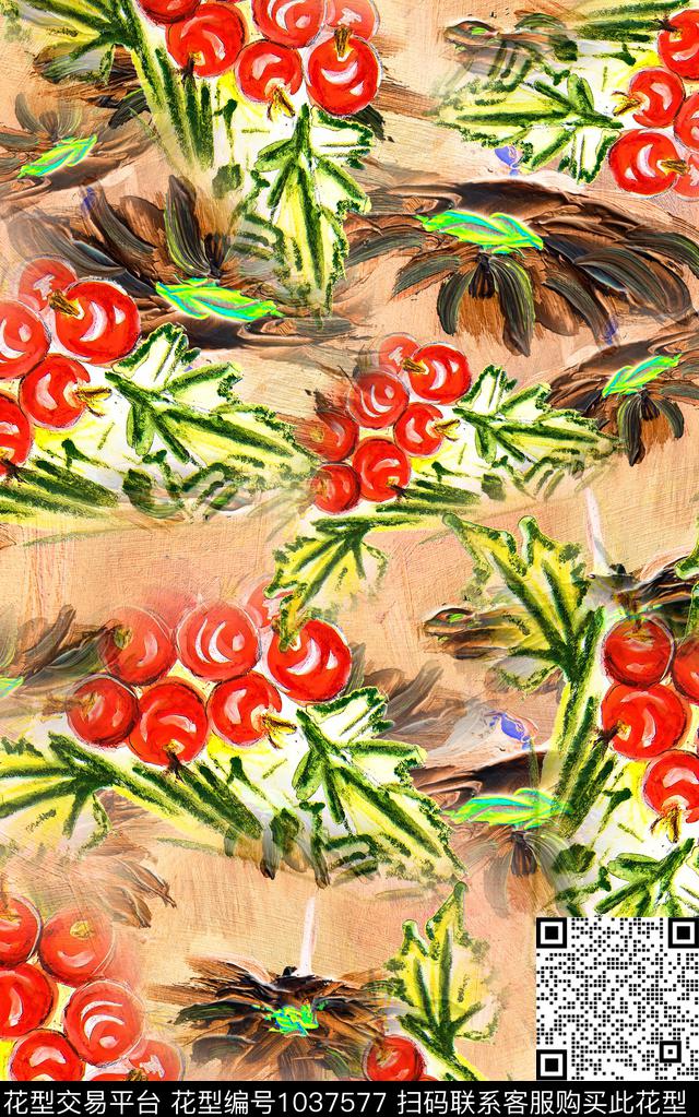 民族风花卉中老年数码印花华亿平台下载（图片编号: 1037577） - 瓦栏（Walan）
