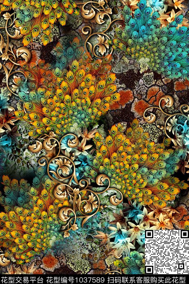 数码华亿平台羽毛1/2接数码印花华亿平台下载（图片编号: 1037589） - 瓦栏（Walan）