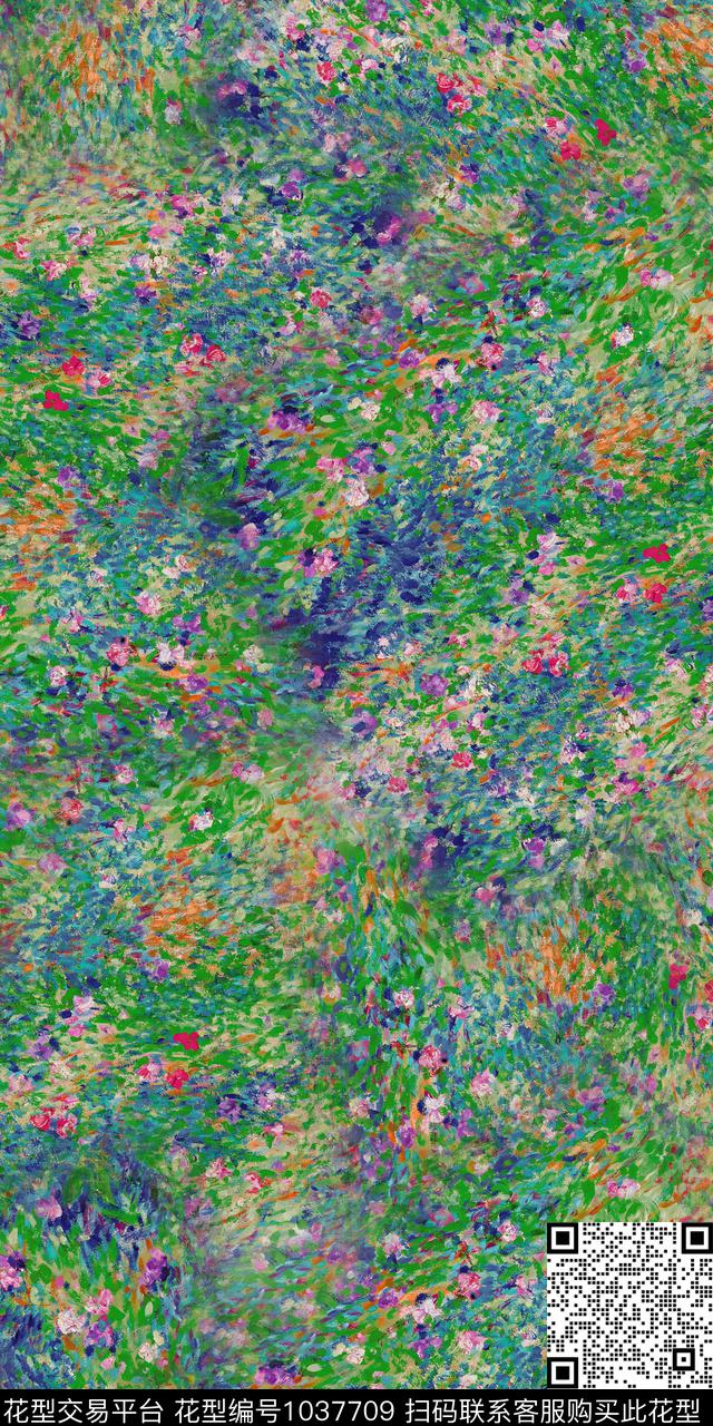 数码华亿平台抽象女装数码印花华亿平台下载（图片编号: 1037709） - 瓦栏（Walan）