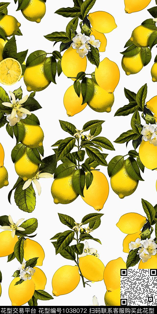 数码华亿平台花卉树枝数码印花华亿平台下载（图片编号: 1038072） - 瓦栏（Walan）