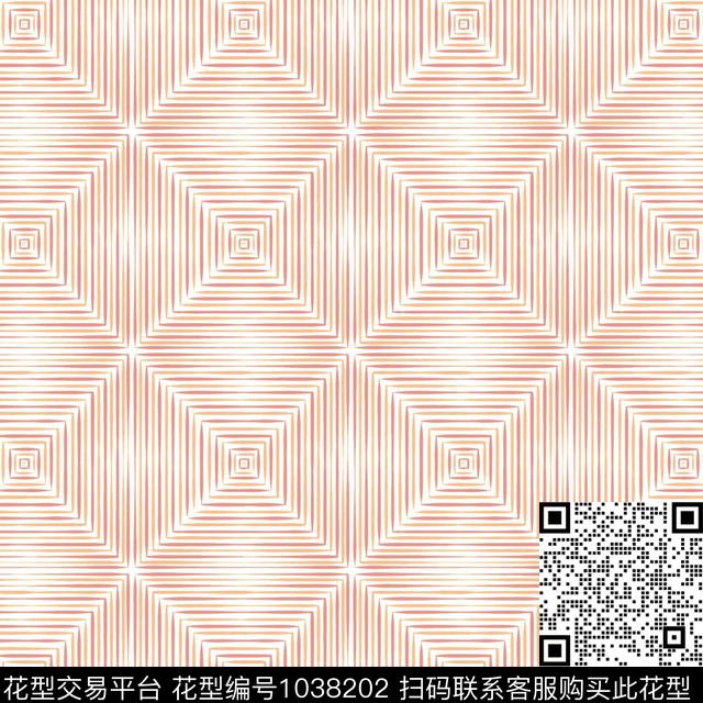 女装几何大牌风数码印花华亿平台下载（图片编号: 1038202） - 瓦栏（Walan）