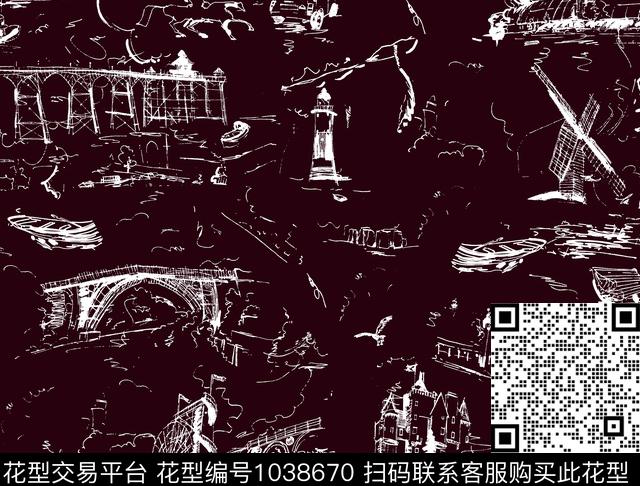 绘画数码华亿平台大牌风数码印花华亿平台下载（图片编号: 1038670） - 瓦栏（Walan）