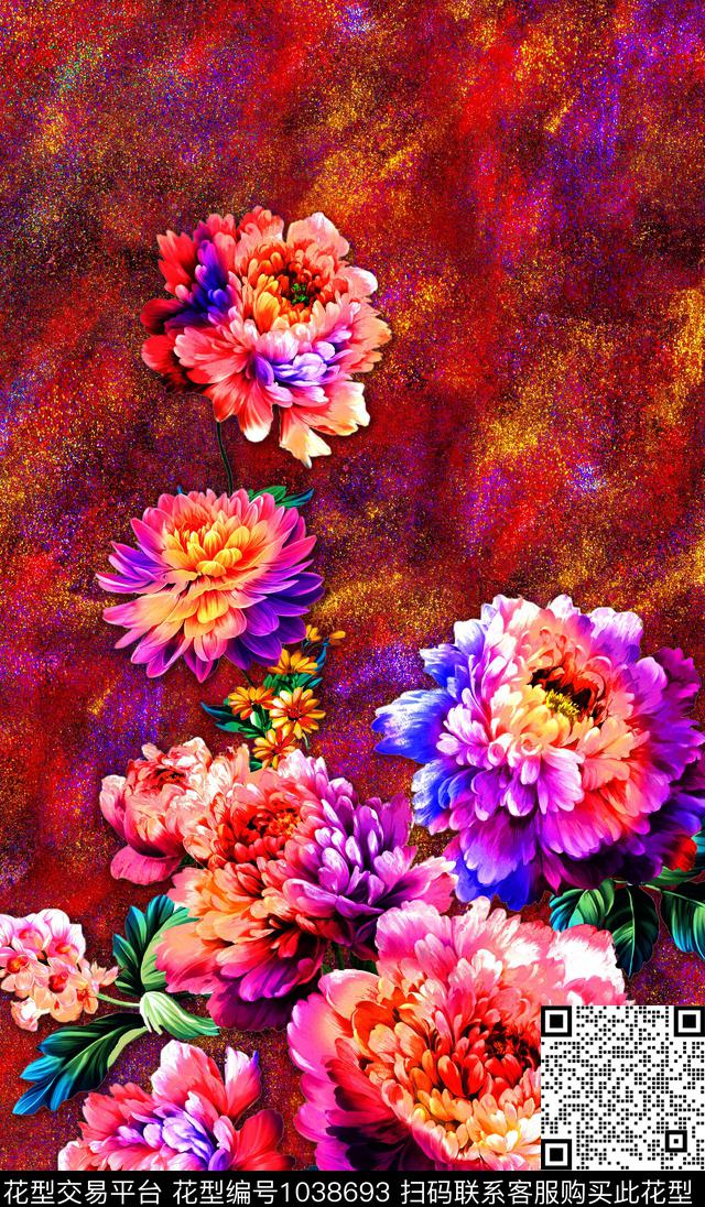 女装定位花真丝雪纺华亿平台中老年华亿平台数码印花华亿平台下载（图片编号: 1038693） - 瓦栏（Walan）