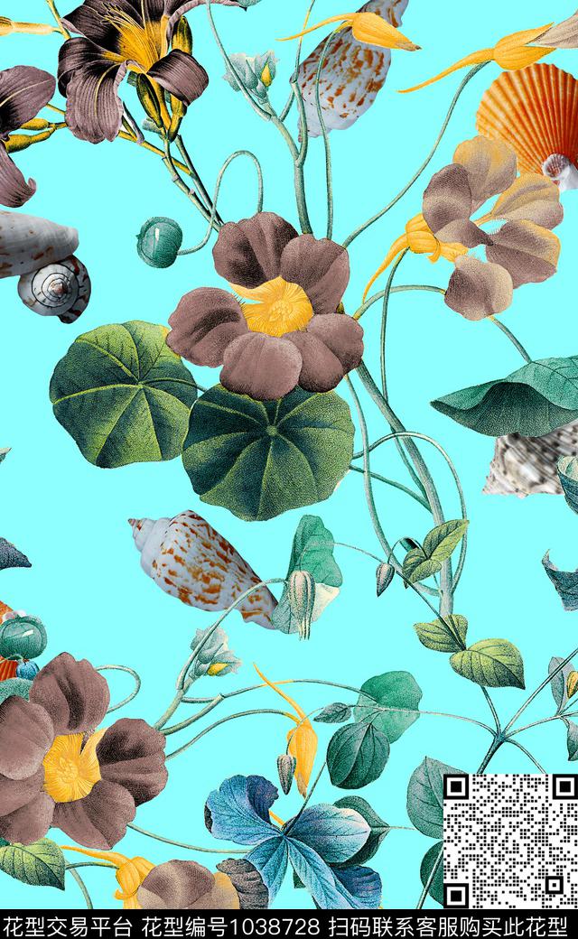 中国风数码华亿平台女装数码印花华亿平台下载（图片编号: 1038728） - 瓦栏（Walan）