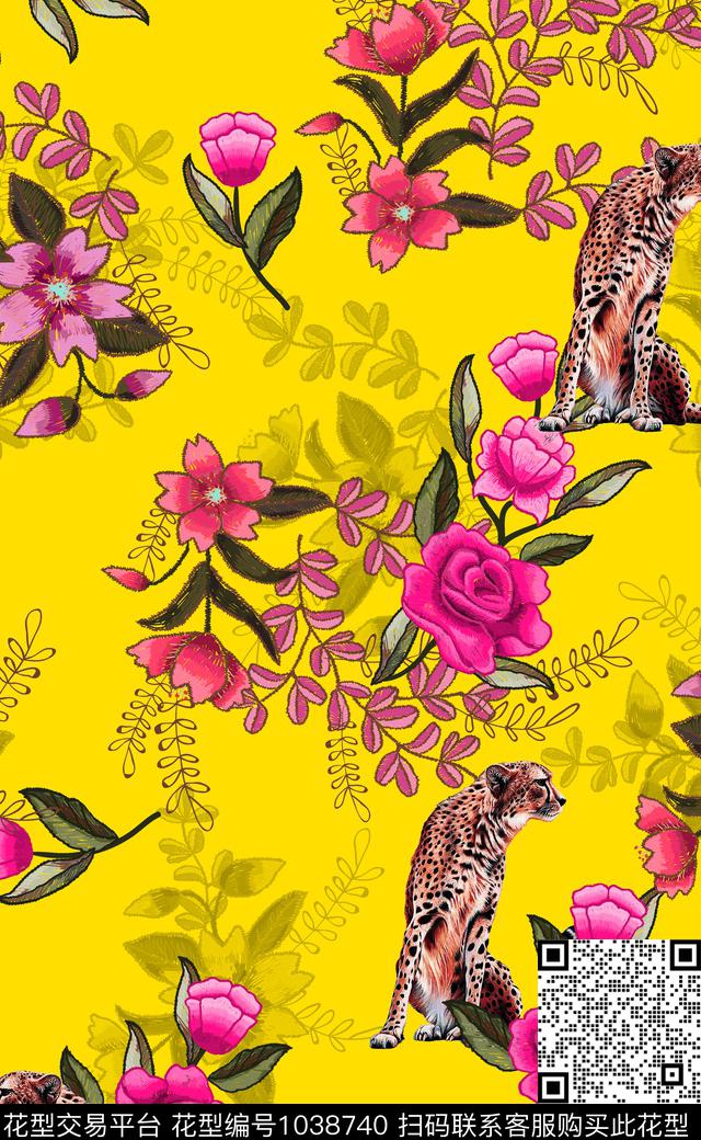 中国风数码华亿平台女装数码印花华亿平台下载（图片编号: 1038740） - 瓦栏（Walan）