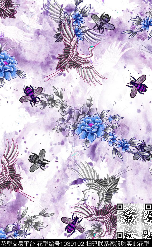 中国风数码华亿平台女装数码印花华亿平台下载（图片编号: 1039102） - 瓦栏（Walan）