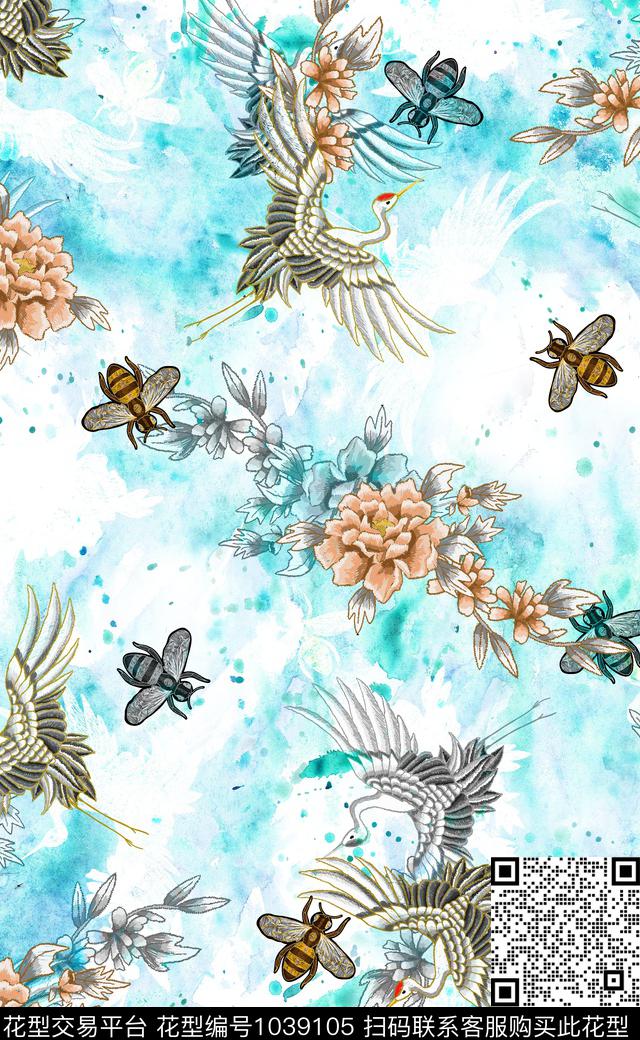 中国风数码华亿平台女装数码印花华亿平台下载（图片编号: 1039105） - 瓦栏（Walan）