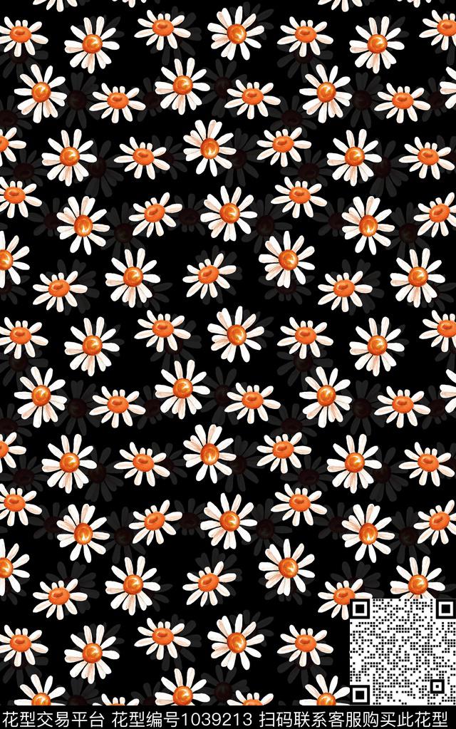 数码华亿平台民族风花卉数码印花华亿平台下载（图片编号: 1039213） - 瓦栏（Walan）