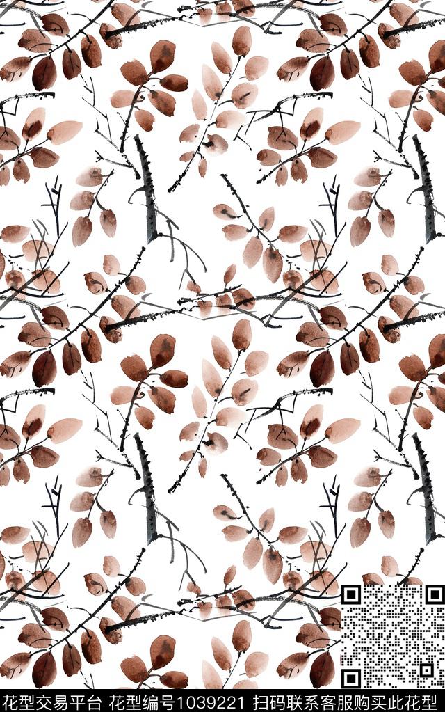 数码华亿平台民族风抽象数码印花华亿平台下载（图片编号: 1039221） - 瓦栏（Walan）