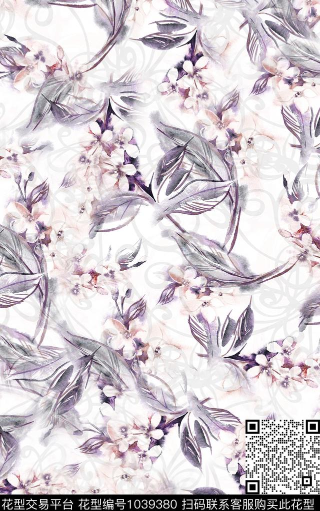 数码华亿平台民族风抽象数码印花华亿平台下载（图片编号: 1039380） - 瓦栏（Walan）