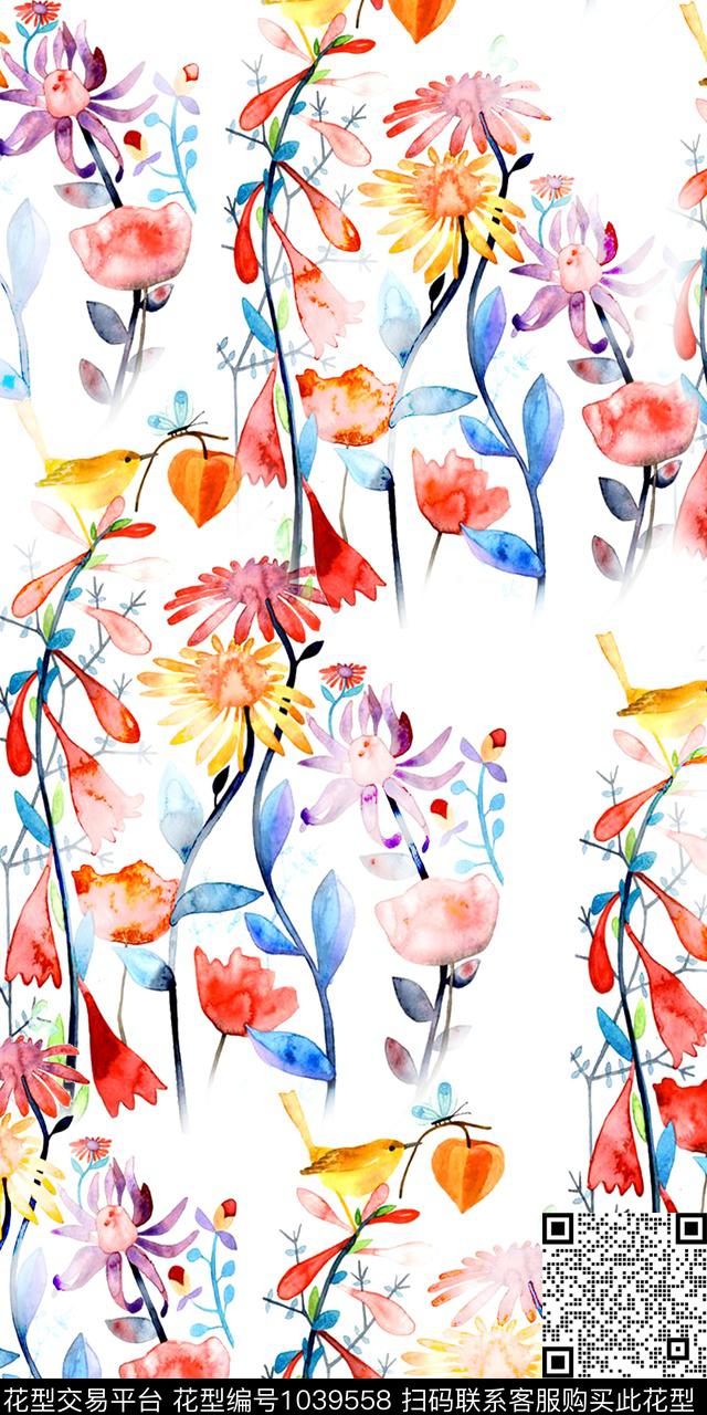 淑女数码华亿平台复古数码印花华亿平台下载（图片编号: 1039558） - 瓦栏（Walan）