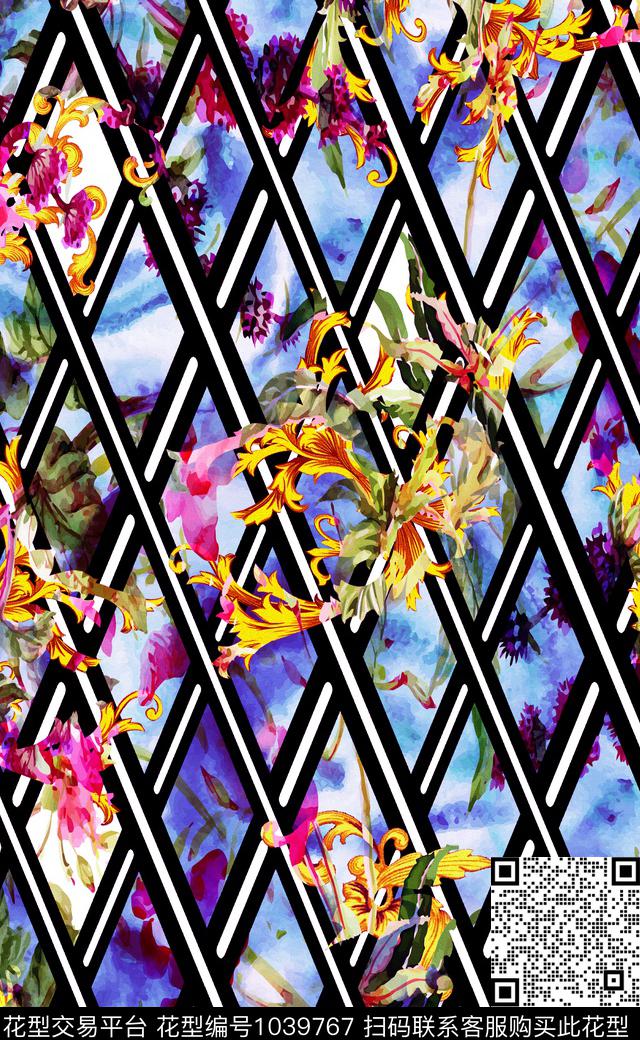 中国风数码华亿平台女装数码印花华亿平台下载（图片编号: 1039767） - 瓦栏（Walan）