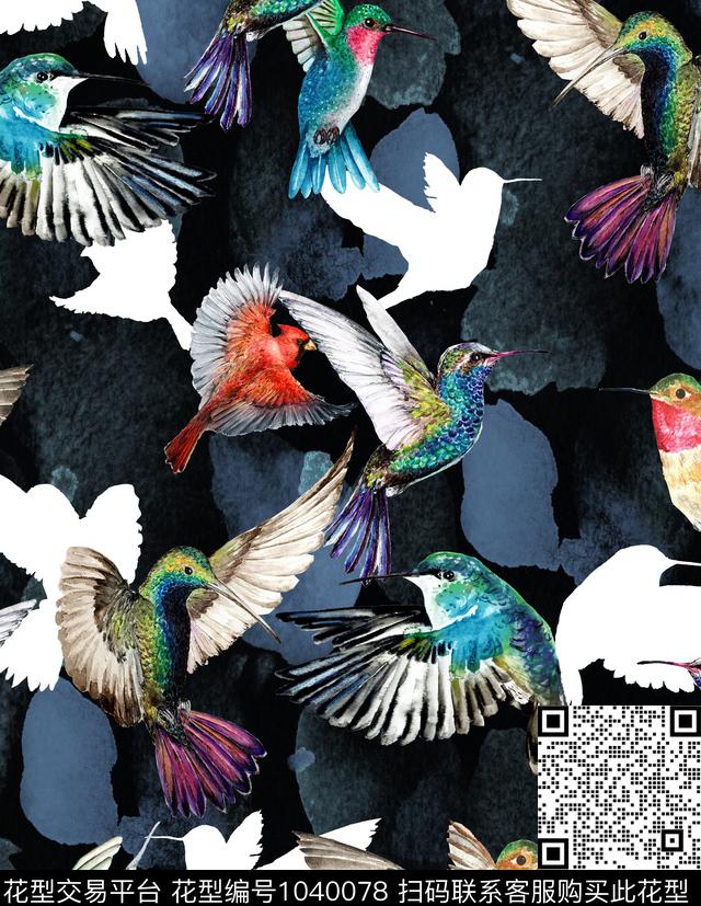 数码华亿平台动物大牌风数码印花华亿平台下载（图片编号: 1040078） - 瓦栏（Walan）