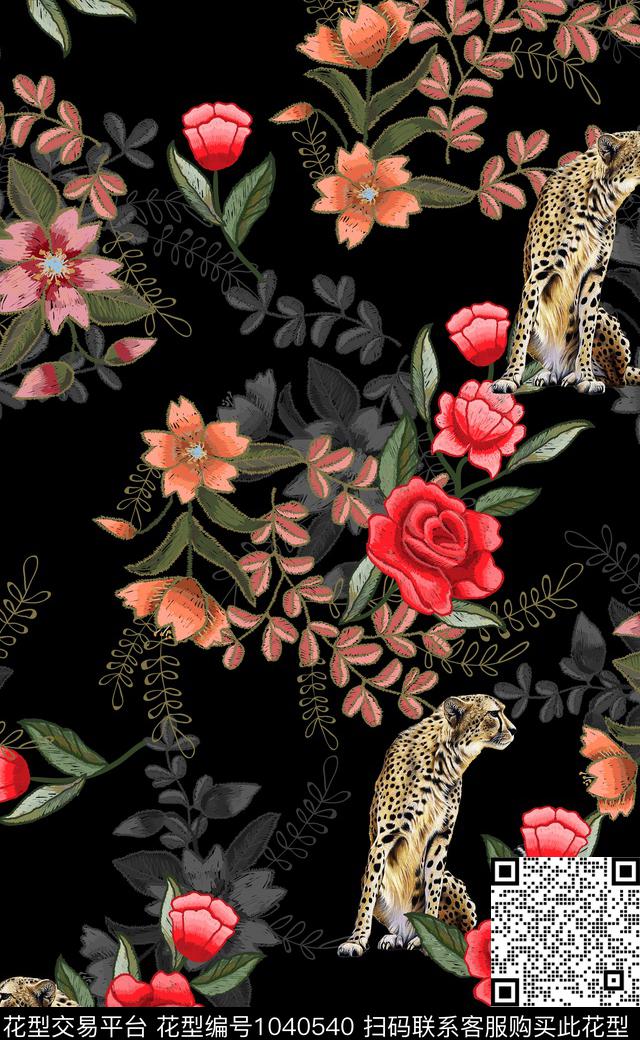 中国风数码华亿平台女装数码印花华亿平台下载（图片编号: 1040540） - 瓦栏（Walan）