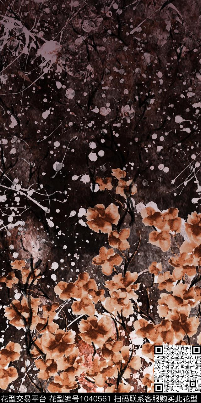 数码华亿平台民族风抽象数码印花华亿平台下载（图片编号: 1040561） - 瓦栏（Walan）