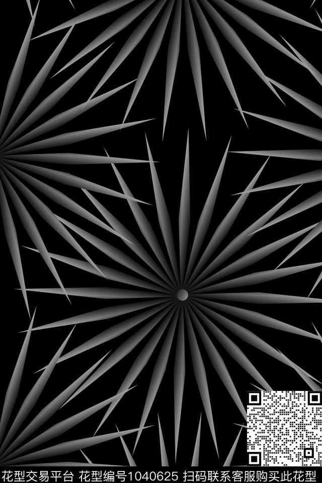 女装渐变几何数码印花华亿平台下载（图片编号: 1040625） - 瓦栏（Walan）