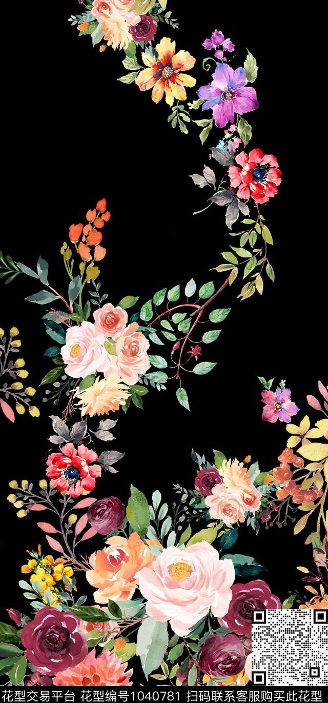 数码华亿平台定位花花卉数码印花华亿平台下载（图片编号: 1040781） - 瓦栏（Walan）