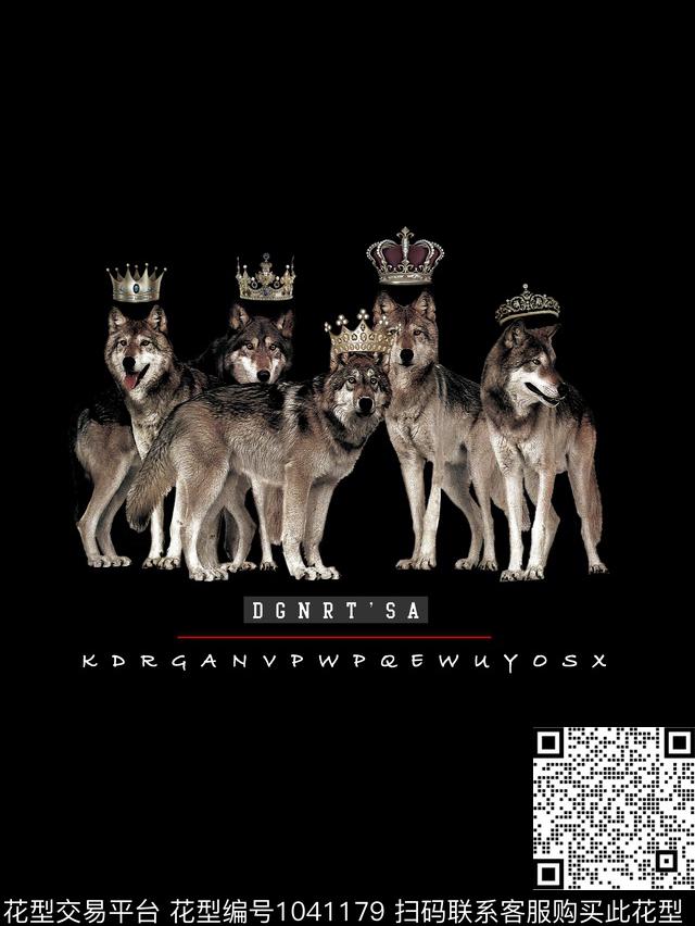 潮牌动物狗数码印花华亿平台下载（图片编号: 1041179） - 瓦栏（Walan）