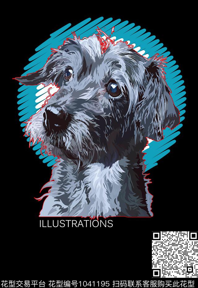 动物定位男装印花狗印花数码印花华亿平台下载（图片编号: 1041195） - 瓦栏（Walan）