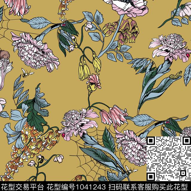 数码华亿平台民族风抽象数码印花华亿平台下载（图片编号: 1041243） - 瓦栏（Walan）