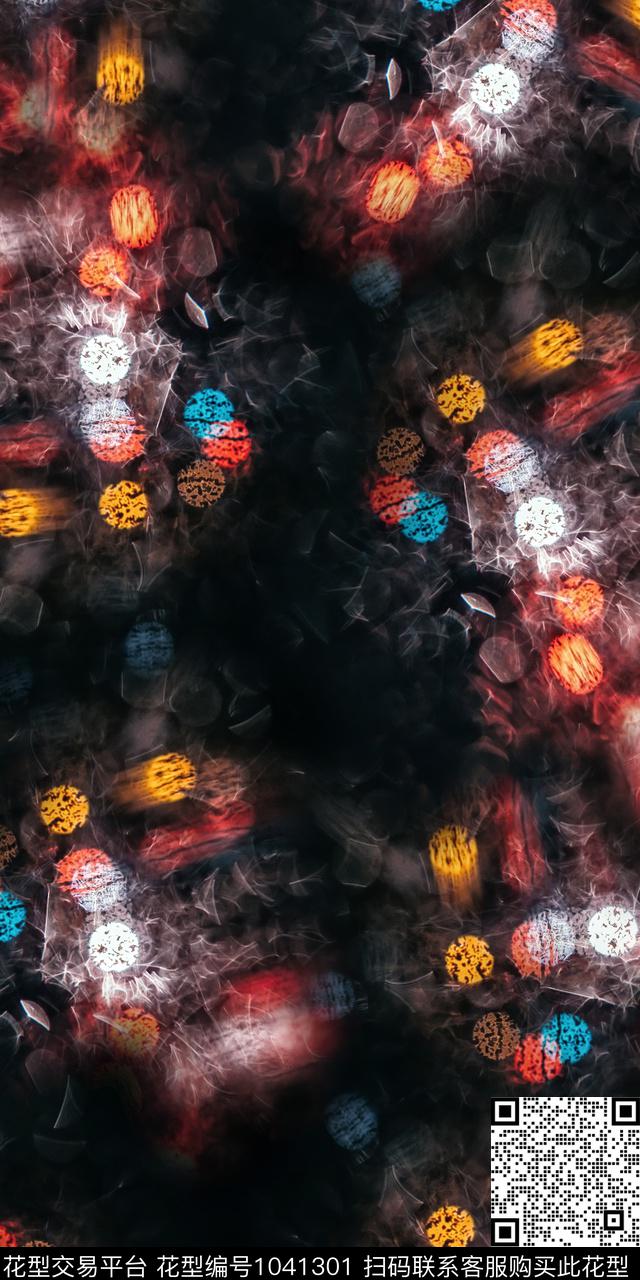 数码华亿平台抽象女装数码印花华亿平台下载（图片编号: 1041301） - 瓦栏（Walan）