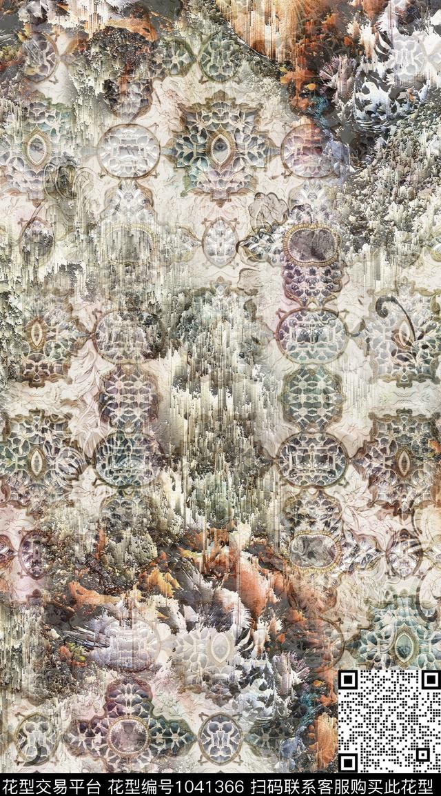 艺术数码华亿平台抽象数码印花华亿平台下载（图片编号: 1041366） - 瓦栏（Walan）