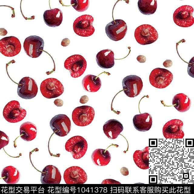 黑底花卉抽象花卉数码印花华亿平台下载（图片编号: 1041378） - 瓦栏（Walan）