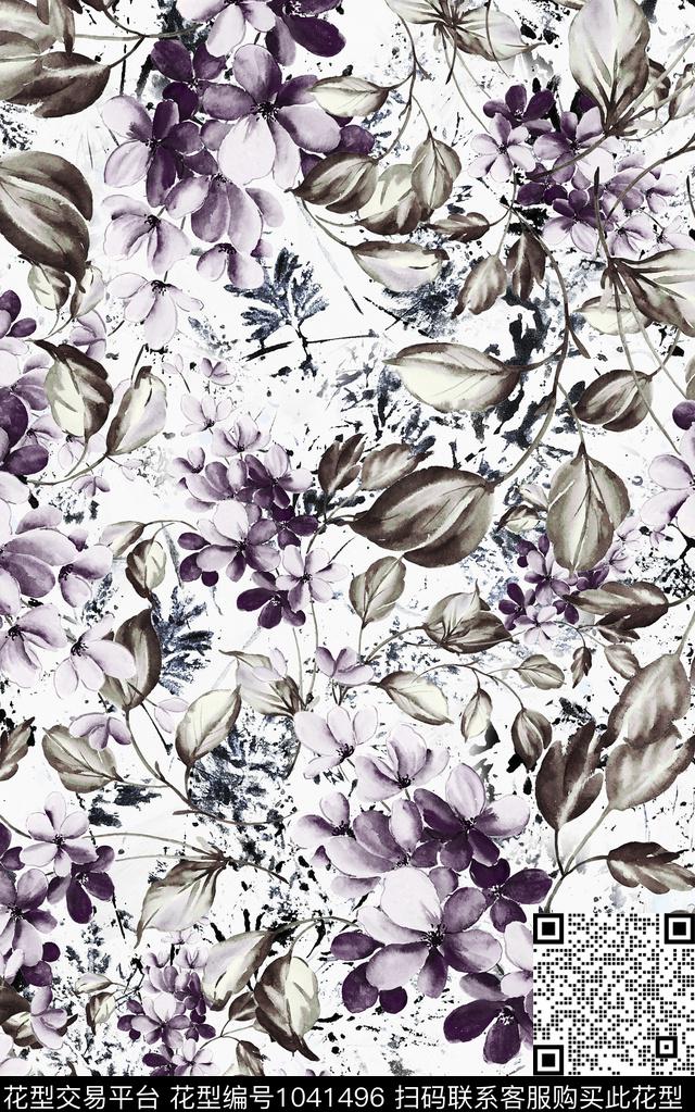 数码华亿平台民族风抽象数码印花华亿平台下载（图片编号: 1041496） - 瓦栏（Walan）