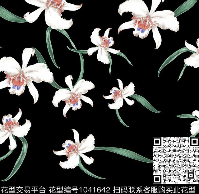 中国风数码华亿平台花卉数码印花华亿平台下载（图片编号: 1041642） - 瓦栏（Walan）