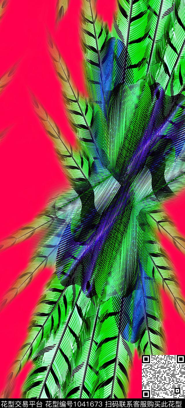 炫彩数码华亿平台抽象数码印花华亿平台下载（图片编号: 1041673） - 瓦栏（Walan）