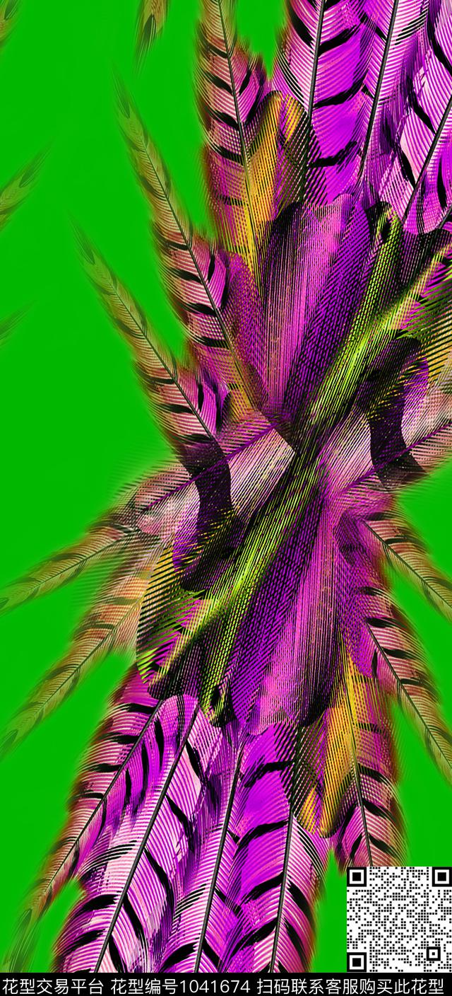 炫彩数码华亿平台抽象数码印花华亿平台下载（图片编号: 1041674） - 瓦栏（Walan）