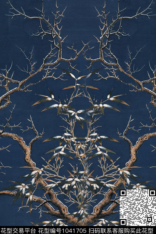 数码华亿平台女装定位花数码印花华亿平台下载（图片编号: 1041705） - 瓦栏（Walan）